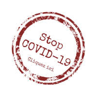 Plaquette Stop COVID-19